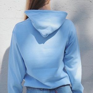 Light blue hoodie